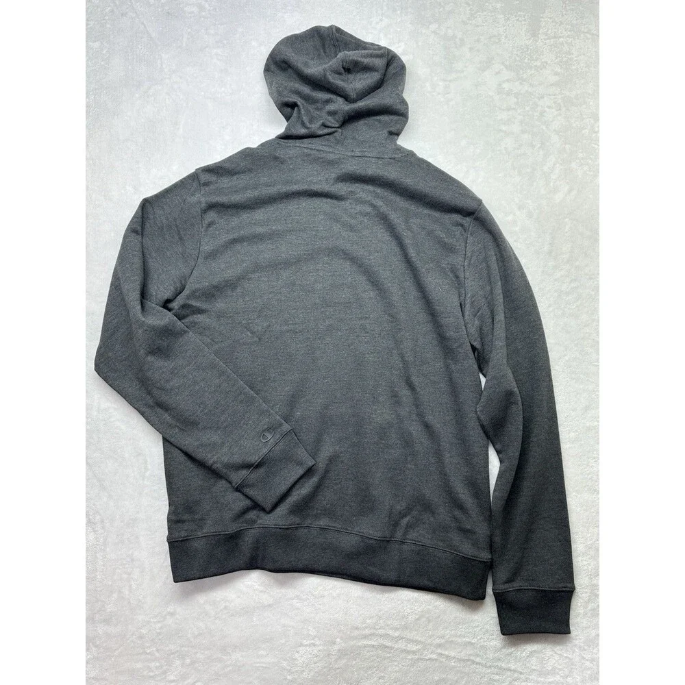 Champion Men’s Hoodie Large Charcoal Gray Pullover Sweatshirt Logo
